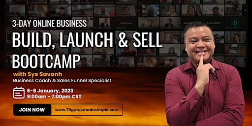 3-Day Online Business  Build, Launch & Sell Bootcamp