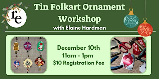 Tin Folk Art Ornament Workshop