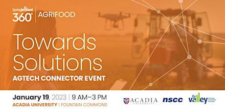 Towards Solutions -  AgTech Connector Event