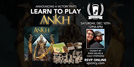 LEARN TO PLAY Ankh at Victory Pints