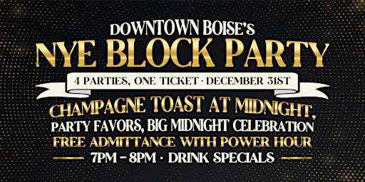 Downtown Boise's New Year's Eve Block Party