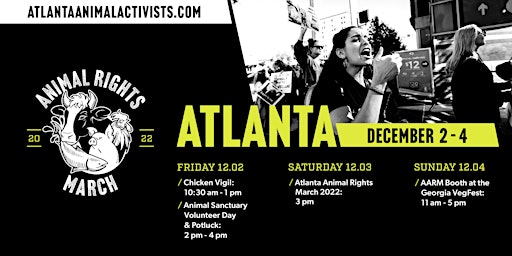 Atlanta Animal Rights March Weekend 2022
