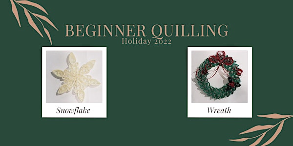 Beginner Quilling - Winter Quilling