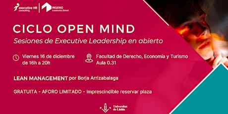 Ciclo Open Mind: sesiones de liderazgo directivo en abierto