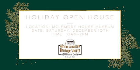 McLemore House Museum Holiday Open House