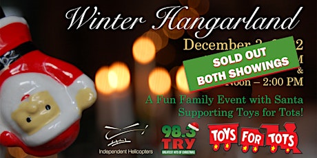 Winter Hangarland—Supporting Toys for Tots  SOLD OUT!