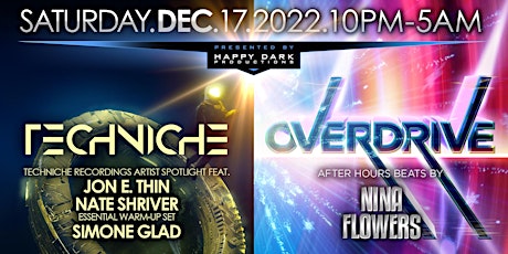 OVERDRIVE with Nina Flowers + Techniche primary image