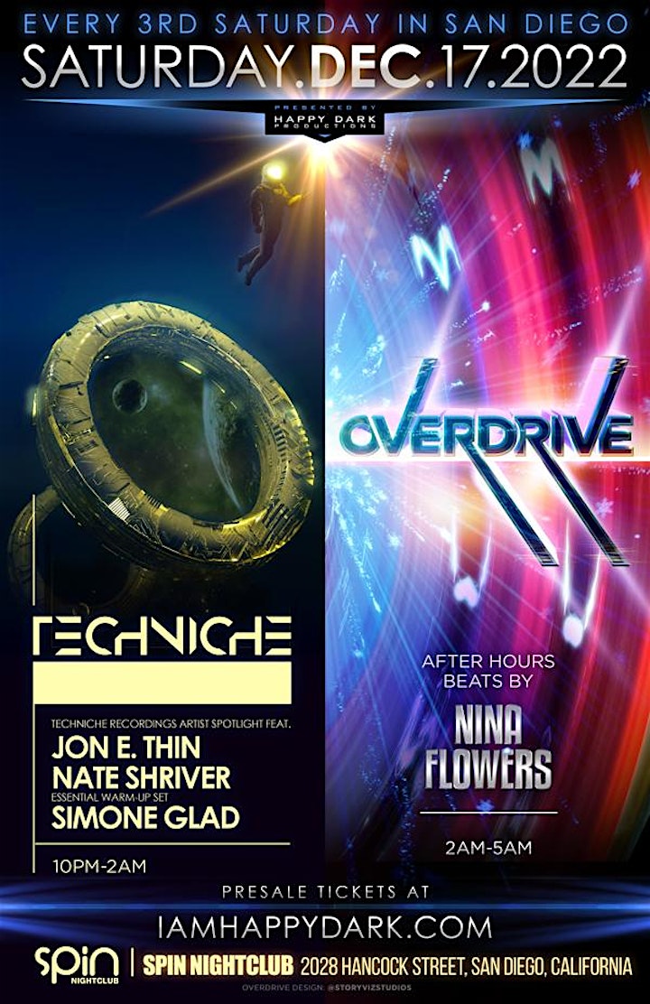 OVERDRIVE with Nina Flowers + Techniche image