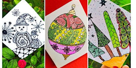Christmas Gift: FREE Tangle Drawing Workshop - Online