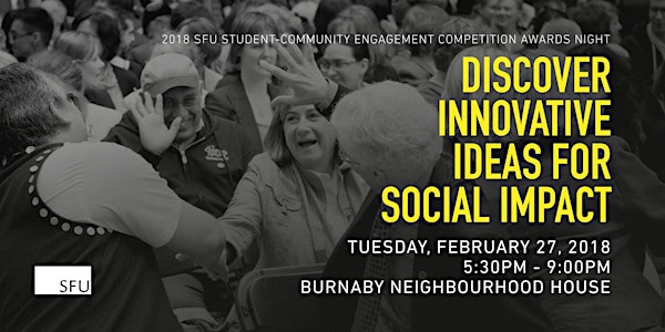 SFU SCEC Awards Night and Community Dialogue – Burnaby
