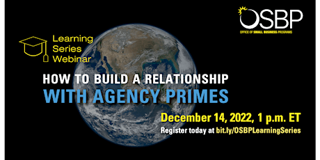 OSBP Learning Series: How to Build a Relationship with Agency Primes