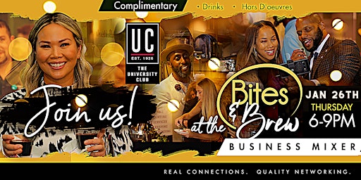 Bites and Brew Business Mixer