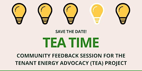 TEA Time: Community Report-Back Session