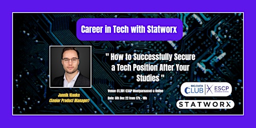 Career in Tech with Statworx - How to Successfully Secure a Tech Position
