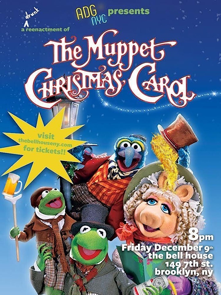 A Drinking Game NYC presents The Muppet Christmas Carol image