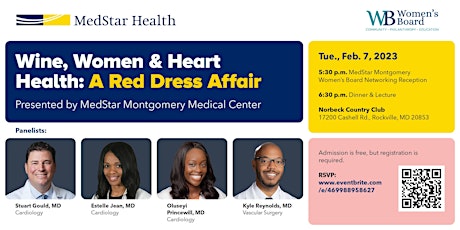 Wine, Women & Heart Health: A Red Dress Affair