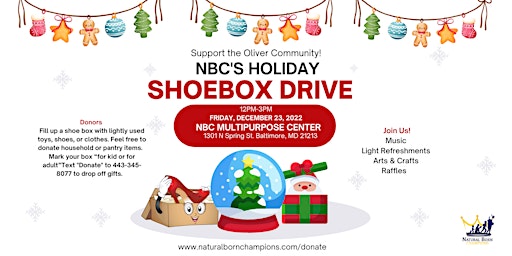 NBC Holiday ShoeBox Drive
