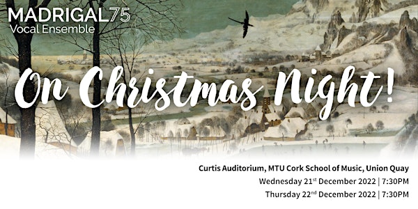 Madrigal'75 concert Thursday, 22 Dec 2022
