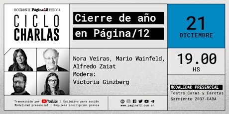 Hauptbild für Soci@s P12:  Cierre de año en Página/12