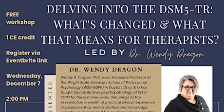 Delving into the DSM5-TR: What's Changed & What That Means For Therapists?