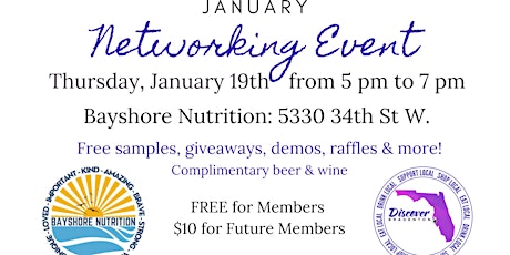 Discover Bradenton's January Networking Event: Bayshore Nutrition