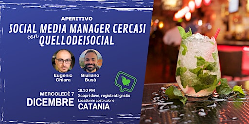 Primo Aperitivo per Social Media Manager a Catania