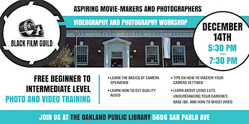 Free DSLR Photography and Video Workshop
