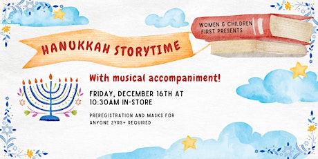 In-Person Event: Hanukkah Storytime!