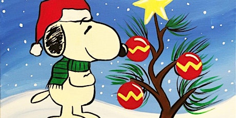 Paint Night! Merry Xmas, Snoopy!