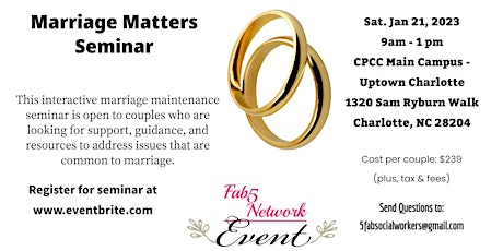 Marriage Matters Seminar