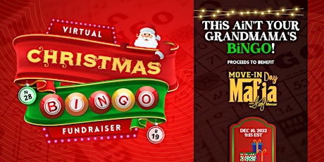 Virtual Christmas Bingo To Benefit Move-In Day Mafia
