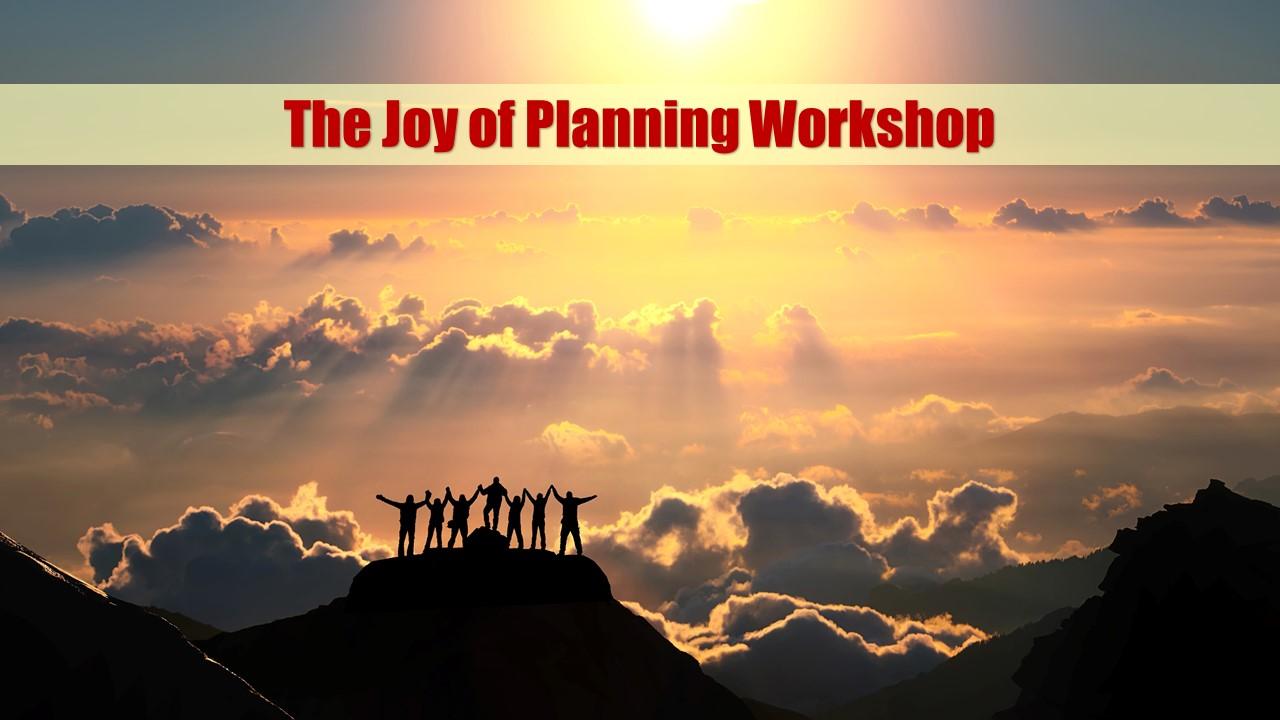 The Joy of Planning Workshop