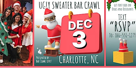 Official Ugly Sweater Bar Crawl Charlotte, NC Bar Crawl LIVE