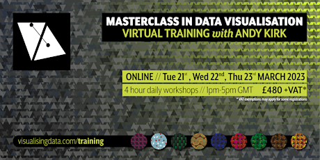 Masterclass in Data Visualisation | Virtual Training with Andy Kirk primary image