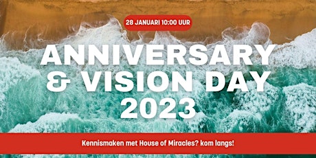 House of Miracles Anniversary & Vision Day | 28  januari