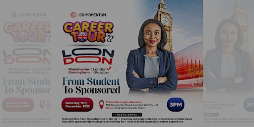 Career Tour '22 London - FROM STUDENT TO SPONSORED