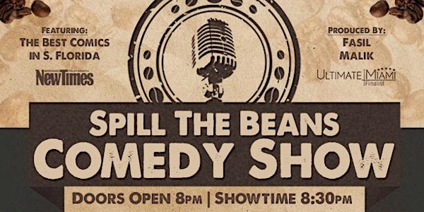 Spill the Beans Comedy Show starring Ricky Cruz