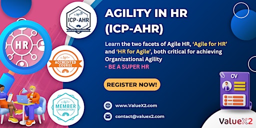 Agility in HR Live Instructor Led with  ICAgile Certification Training