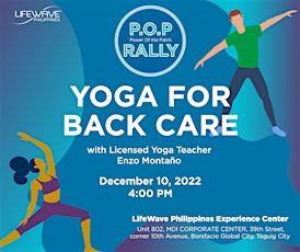 POP RALLY - YOGA FOR BACK CARE