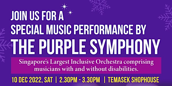 The Purple Symphony x Temasek Shophouse Performance Series