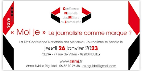 Image principale de « Moi je » Le journaliste comme marque – CNMJ 2023