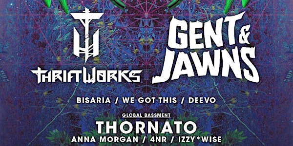 FREE Bass Party w/ GENT & JAWNS + THRIFTWORKS at 1015 FOLSOM