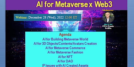 AI for Metaverse x Web3 Webinar