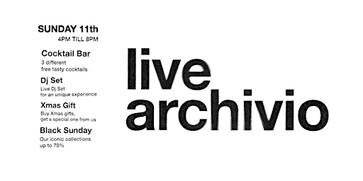 Live Archivio - Eightlines Xmas Sale
