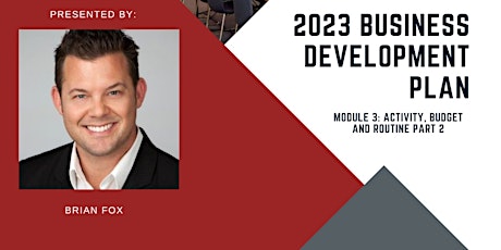 2023 Business Planning Clinic Moudle 3