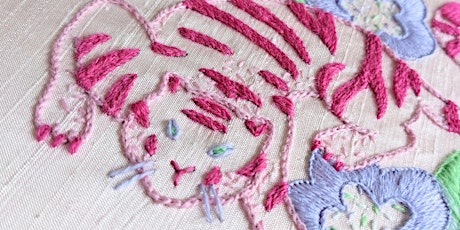 Online Crewelwork Tiger with Mae McCourt