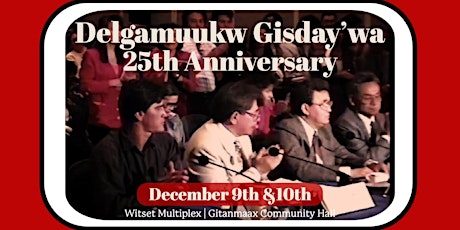 Livestream of Delgamuukw Gisday’wa Supreme Court Decision