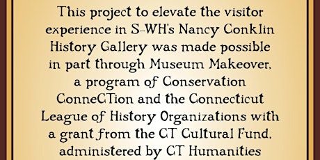 Christmas Tea & Preview of Museum Makeover of Nancy Conklin History Gallery