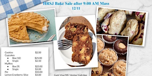 Bake Sale at Holy Rosary-St. John Church