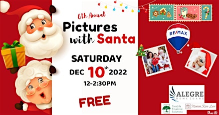 6th Annual Pictures with Santa
